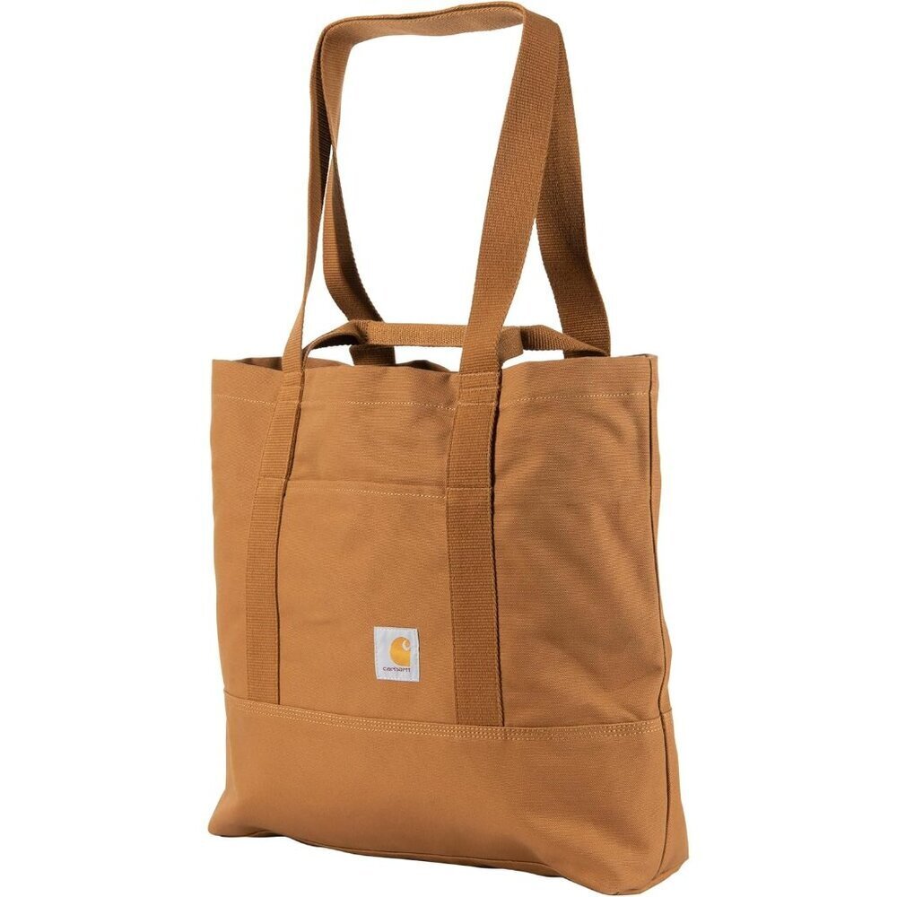Versatile 18L Firm Duck Tote in Carhartt Brown - Ideal for On-the-Go Style